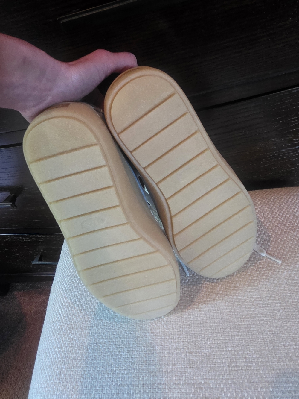 Dr. Scholl's Light Blue and Tan Platform Sneakers - Picture 2 of 5